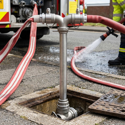 Double Headed Standpipe 340 × 940 mm, 2½" BSP Female