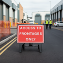 Dark Slate Gray Premium Access To Frontages Only Sign 1050x750mm