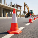 750mm Sand Weighted Traffic Cone - Professional Product Image