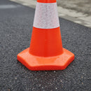750mm Sand Weighted Traffic Cone - Professional Product Image
