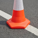 750mm Sand Weighted Traffic Cone - Professional Product Image