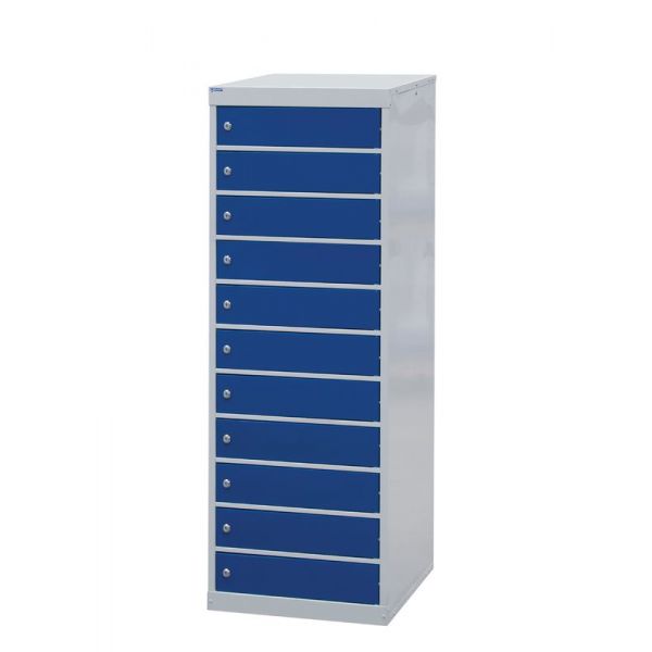 Dark Slate Blue Laptop & Tablet Storage Locker - 12 Compartments