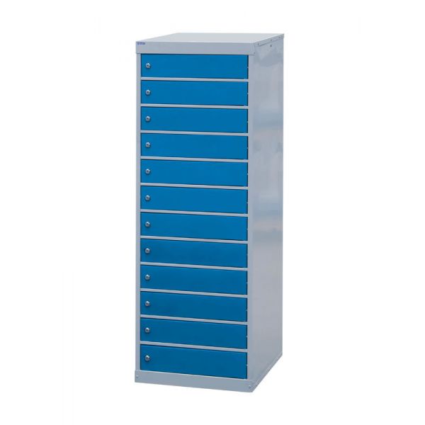 Dark Cyan Laptop & Tablet Storage Locker - 12 Compartments