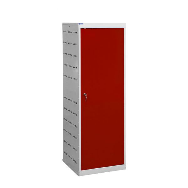 Dark Red Laptop & Tablet Charging Locker - 12 Compartments