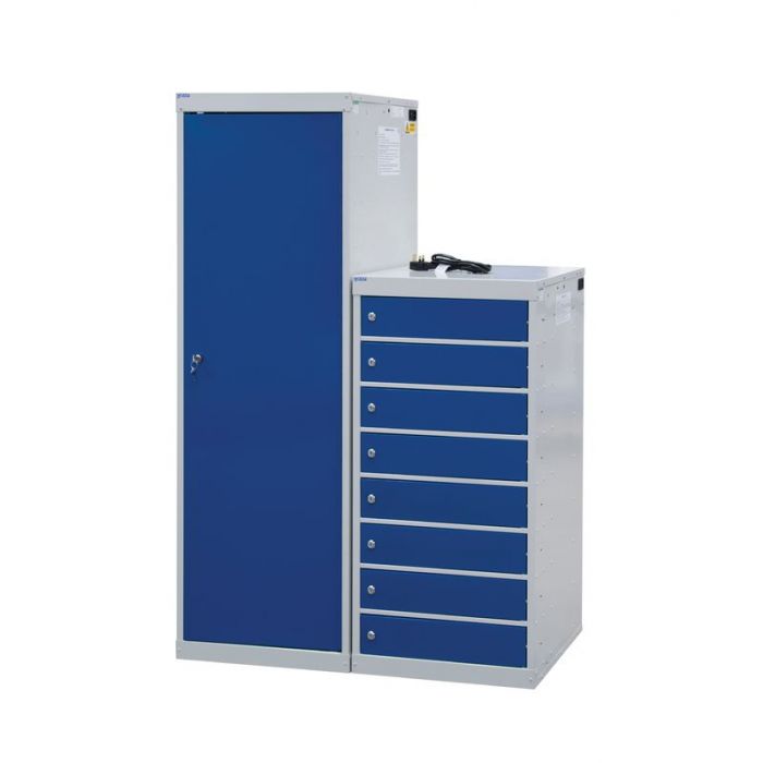 Dark Slate Blue Laptop & Tablet Charging Locker - 12 Compartments