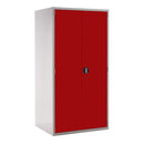 Dark Red Multi-Storage Cupboard