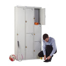 Gray 380mm & 450mm Padlock Locker