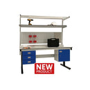 Rosy Brown Premium Electric Height Adjustable Workbenches