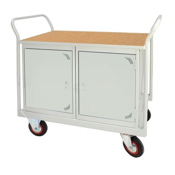 Light Gray Mobile Maintenance Trolley