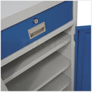 Dark Slate Blue Single Depth Workstations