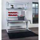 Gray Premium Height Adjustable Industrial Workbenches