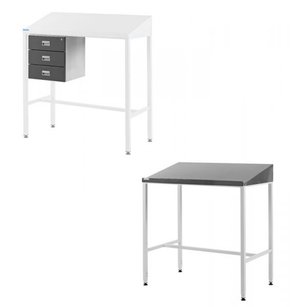 Light Gray Accessories For Team Leader Workstation