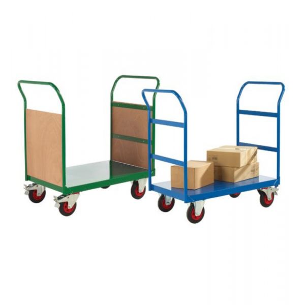 Gray Platform Truck - Twin Handle