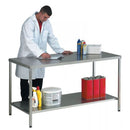 Gray Stainless Steel Workbenches