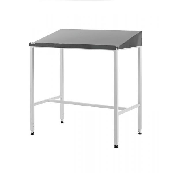 Gray Sloping / Flat Top Workstation