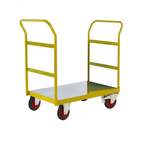 Light Gray Platform Truck - Twin Handle