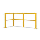 White Smoke Round Tube Universal Rail Barrier