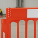 Road Safety Barrier in Real-Life Use - Construction Site Installation