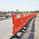 Road Safety Barrier Real-Life Application - Professional Installation Photo