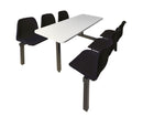 Light Gray Standard Canteen Furniture - 6 Seater