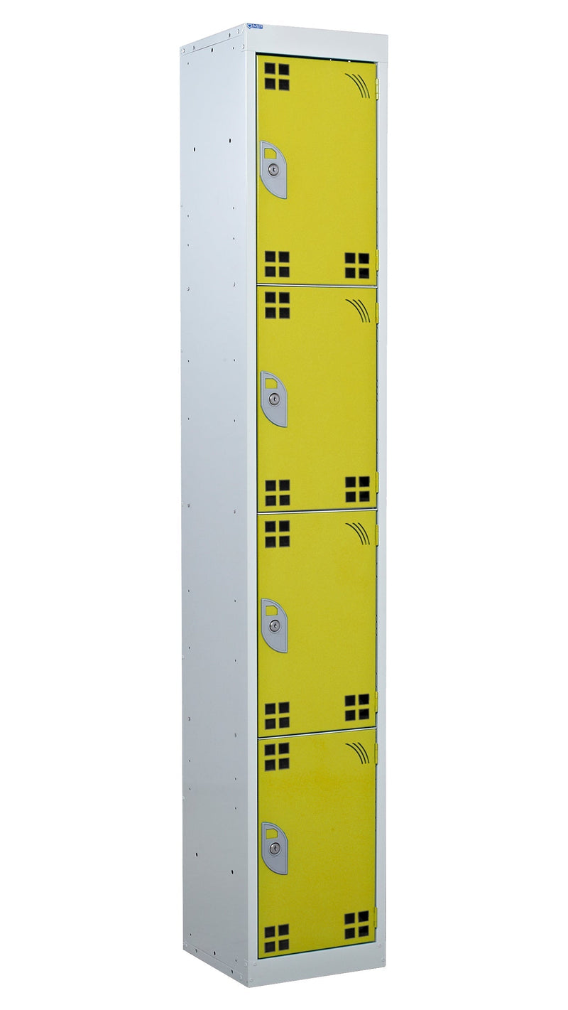 Goldenrod Tool Charging Lockers - Perforated Door