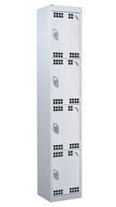 Light Gray Tool Charging Lockers - Perforated Door