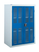 Light Gray Perforated Door Cupboards