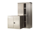 Gray Stainless Steel Cupboards