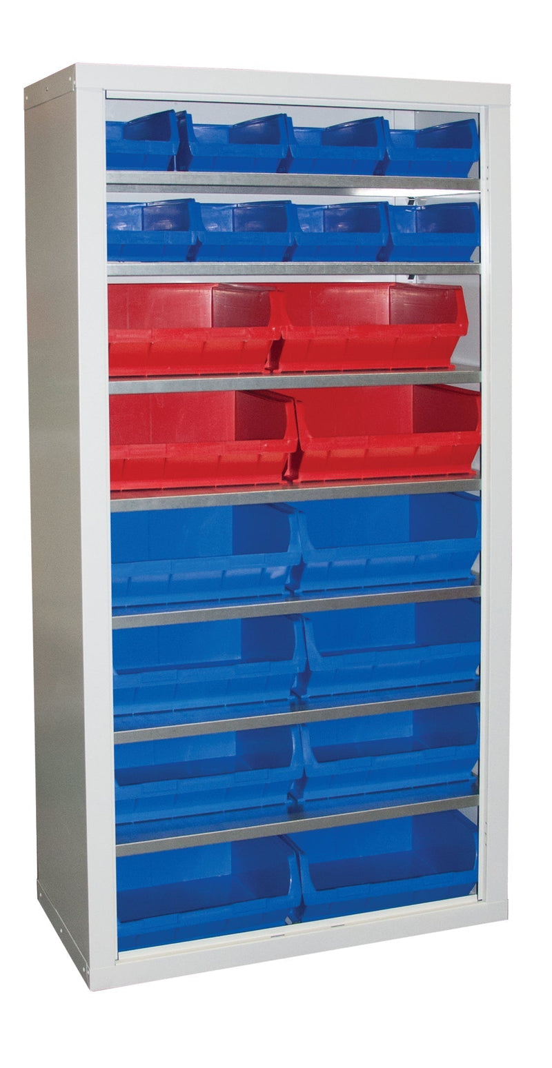Dark Slate Blue Container Storage Cupboards