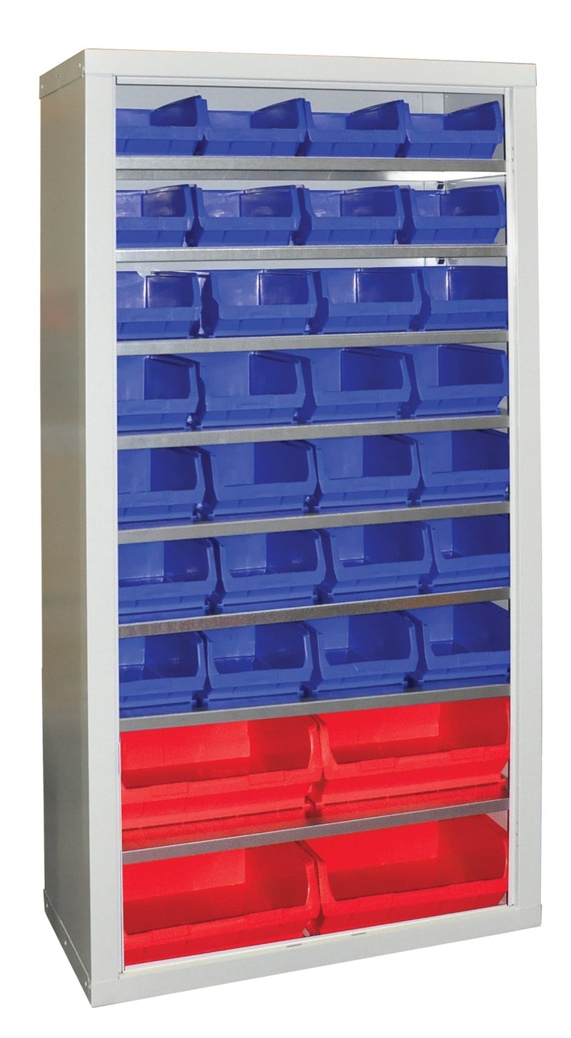 Dark Slate Blue Container Storage Cupboards