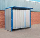 Dark Gray Drum Storage Shelters