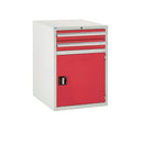 Maroon 1500mm System Tek Workbenches Cabinets