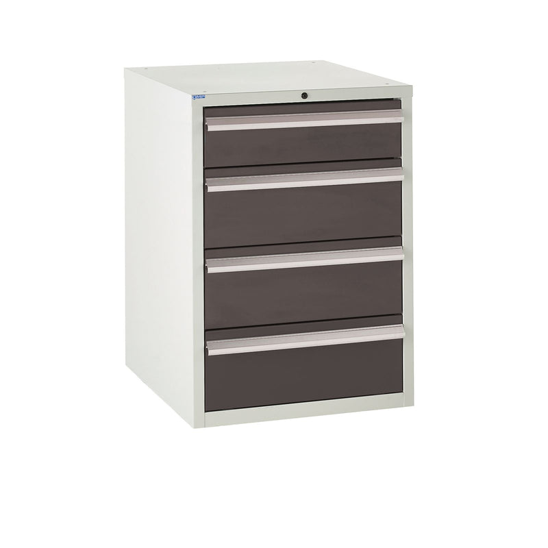 Light Gray System Tek Workbenches - 1x 600mm Cabinets