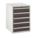 Light Gray 1200mm System Tek Workbenches - 1x 600mm Cabinets