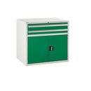 Sea Green 1500mm System Tek Workbenches Cabinets