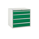Sea Green 1500mm System Tek Workbenches - 900mm Cabinets
