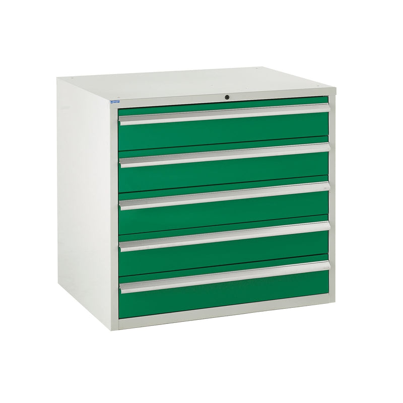 Sea Green 1500mm System Tek Workbenches - 1x 900mm Cabinet