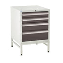 Light Gray Euroslide Under Bench On Stand - 600W