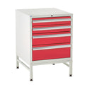 Light Gray Euroslide Under Bench On Stand - 600W