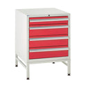 Light Gray Euroslide Under Bench On Stand - 600W