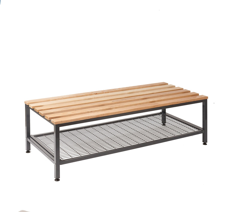 Dark Slate Gray Locker Room Furniture - Single / Double Depth Benches
