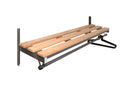 Rosy Brown Locker Room Furniture - Wall Mounted Garment Rails