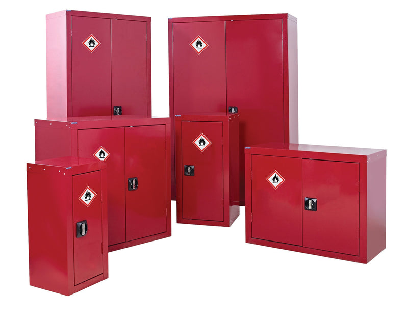 Brown Flammable Liquid Storage Cupboard