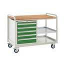 Light Gray Euroslide Trolley Kits - 960mm x 1270mm x 675mm