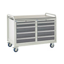 Light Gray Euroslide Trolley Kits - 960mm x 1270mm x 675mm