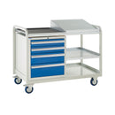 Light Gray Euroslide Trolley Kits - 960mm x 1270mm x 675mm