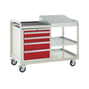 Light Gray Euroslide Trolley Kits - 960mm x 1270mm x 675mm