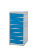 Dark Cyan Laptop & Tablet Storage Locker - 8 Compartments