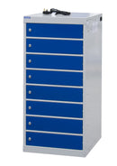 Midnight Blue Laptop & Tablet Charging Lockers - 8 Compartments