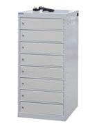 Gray Laptop & Tablet Charging Lockers - 8 Compartments